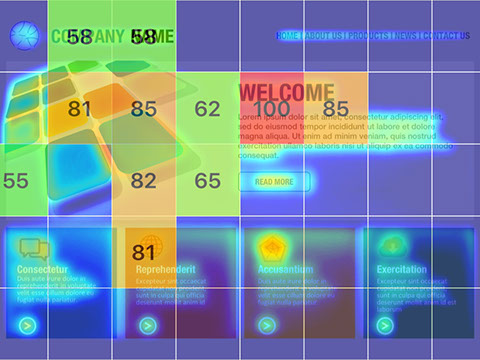 Example heatmap grid 1